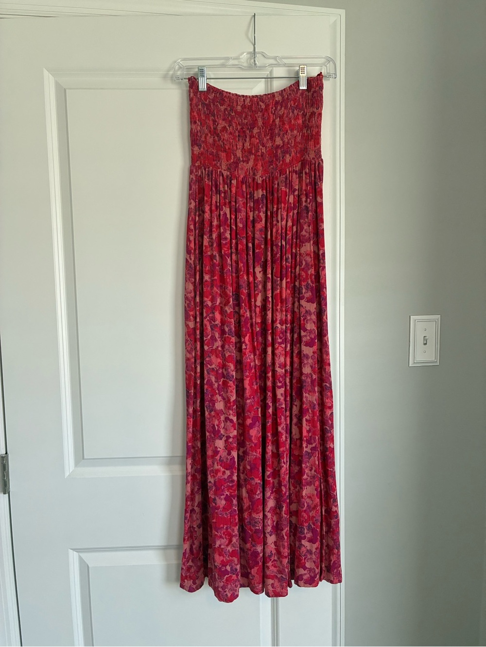 Evereve Roan + Ryan Raven Floral Strapless Maxi Dress